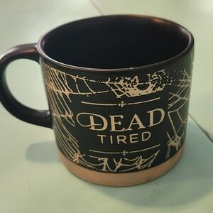 Dead Tired Black and Tan Mug